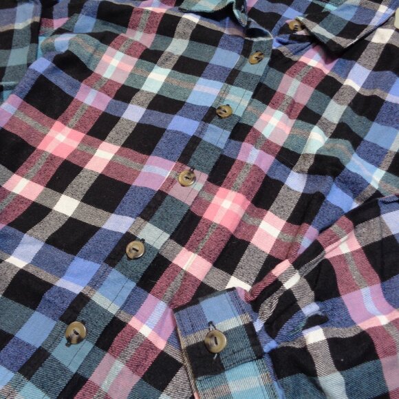 Woman Within flannel shirt size L(18/20) - Picture 7 of 9